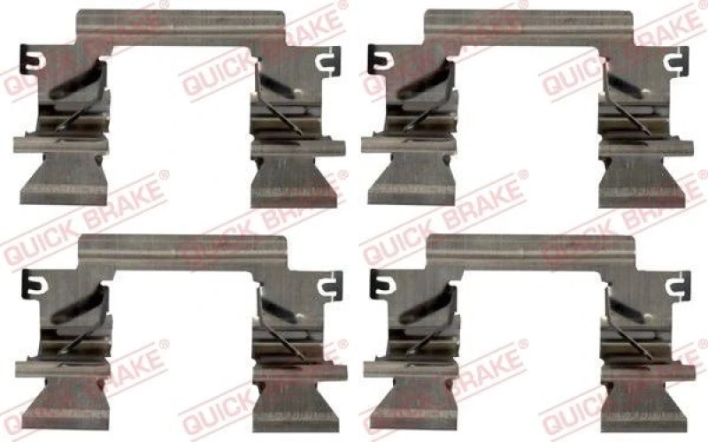 Image of QUICK BRAKE Brake pad fitting kit QUICK BRAKE 109-1862