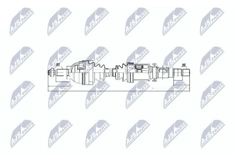 Image of NTY Drive shaft NTY NPW-FR-056