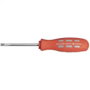 Image of Draper 75mm x 5.0mm Plain Slot Parallel Tip Mechanics Screwdriver (Sold Loose)