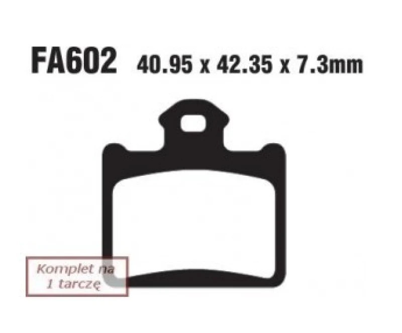 Image of EBC Brakes Brake pad set EBC Brakes FA602R