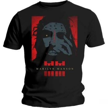 Image of Marilyn Manson - Rebel Unisex Large T-Shirt - Black