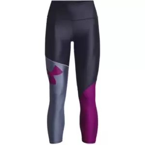 Image of Under Armour Colour Block Ankle Leggings Womens - Purple