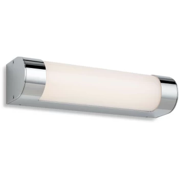 Image of Firstlight - Lima Bathroom LED Wall Light 300mm Chrome with Opal Diffuser IP44
