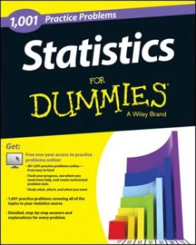 Image of 1 001 Statistics Practice Problems for Dummies by Consumer Dummies Book