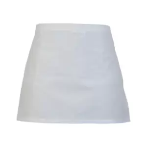 Image of Absolute Apparel Adults Workwear Waist Apron (One Size) (White)