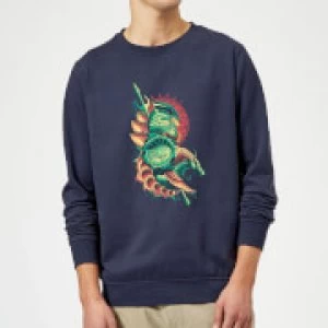 image of Aquaman Xebel Sweatshirt - Navy - 3XL