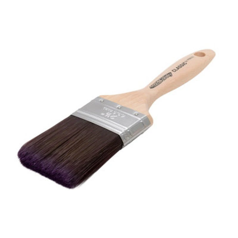 Image of Arroworthy Classic Semi Oval Angled Beaver Tail Paint Brush - 2.5 Inch
