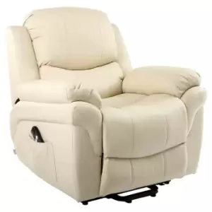 Image of Madison Electric Rise Recliner - Cream