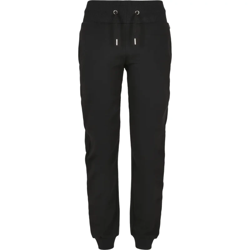 Image of Urban Classics Womens trousers Urban Classics organic taille haute Noir Female XS