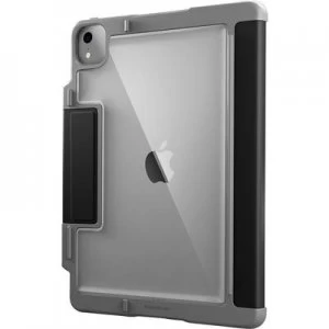 image of STM Goods Dux Plus BookCase Compatible with Apple series: iPad Air 10.9 (2020) Black, Transparent