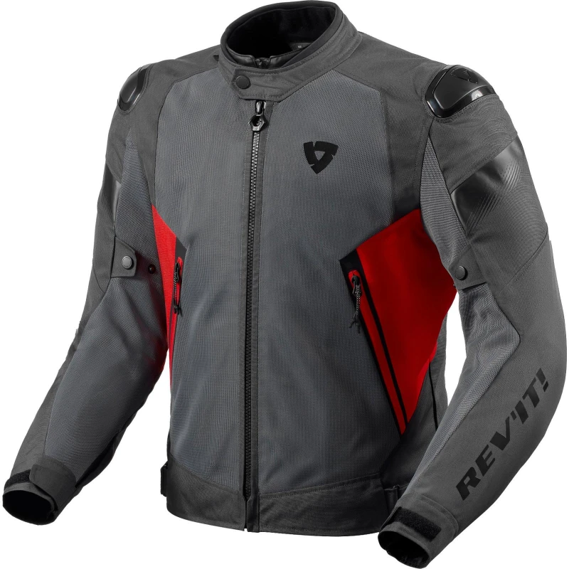 Image of REV'IT! Control Air H2O Jacket Grey Red Size 2XL