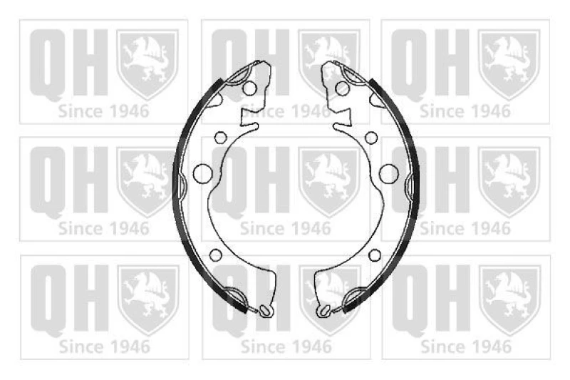 Image of QUINTON HAZELL Brake Shoe Set QUINTON HAZELL BS689