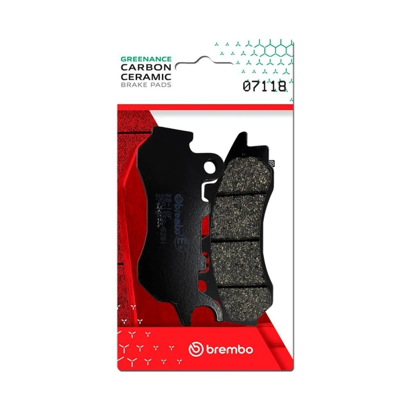 Image of BREMBO Brake pad set BREMBO 07118