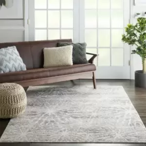 Image of Nourison - Silky Textures SLY07 Ivory Beige 160cm x 221cm Rectangle - Beige and Ivory