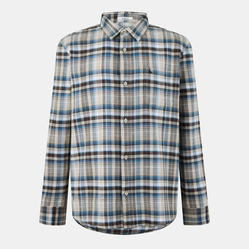 Image of Jack Wills Check Shirt - Brown Brown XS