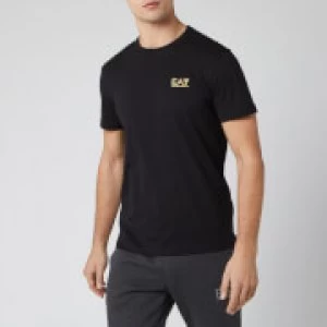 Image of Emporio Armani EA7 Core Identity Small Logo T-Shirt Black Size L Men