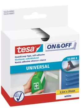 Image of TESA 55225-00000-02 stationery tape 2.5 m Black