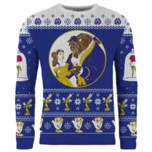 image of Beauty and the Beast Christmas Jumper (Size XXL)