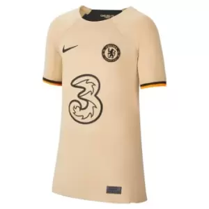 Image of Nike Chelsea FC Third Shirt 2022/2023 Junior Boys - Beige