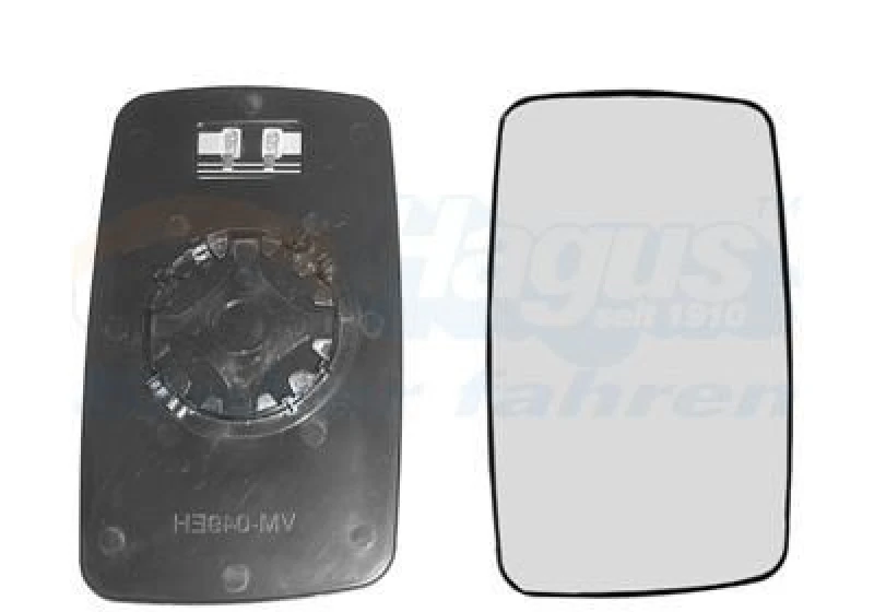 Image of VAN WEZEL Wing mirror glass VAN WEZEL 3075862