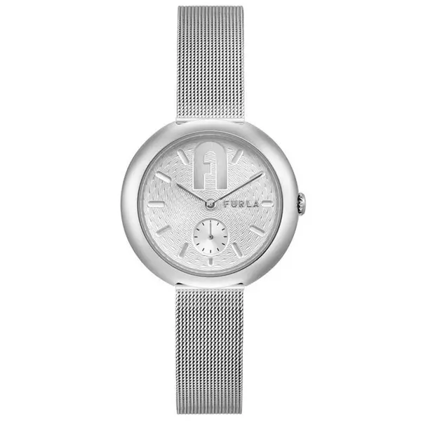 Image of Furla Furla Cosy Seconds Silver Mesh Watch WW00013005L1 - Silver One Size