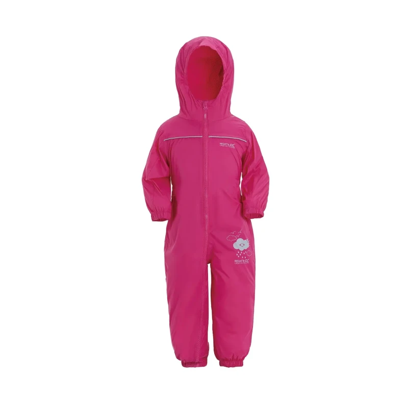Image of Regatta Boys & Girls Puddle IV Waterproof All-in-One Suit 60 Months Jem RKW156-5AR-60