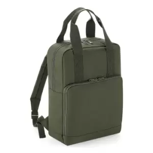 Image of BagBase Twin Handle Backpack (olive Green)