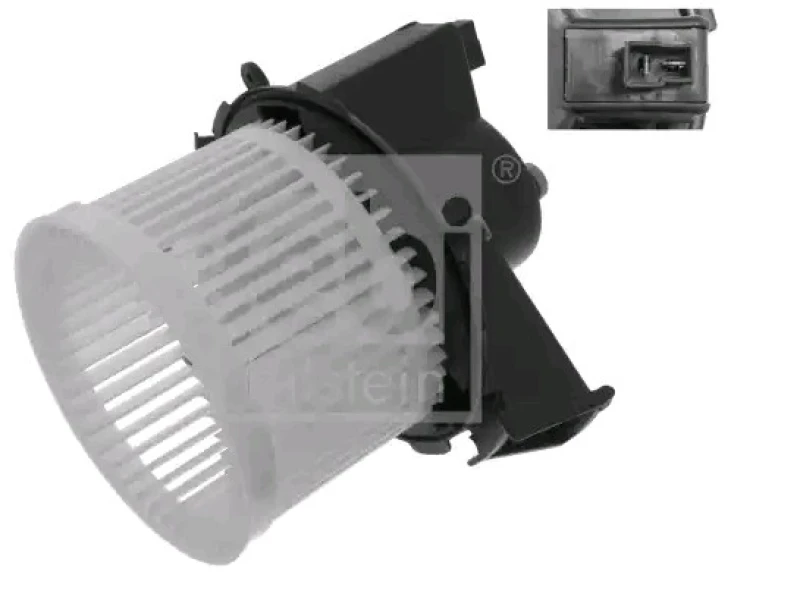 Image of FEBI BILSTEIN 48600 Blower Motor Interior Blower (2669)