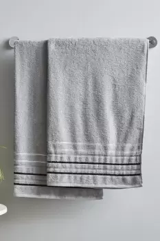 Image of 'Java Stripe' Bath Sheet Pair