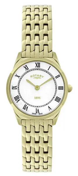 image of Rotary Watch Ladies Ultra Slim D - White RTY-119