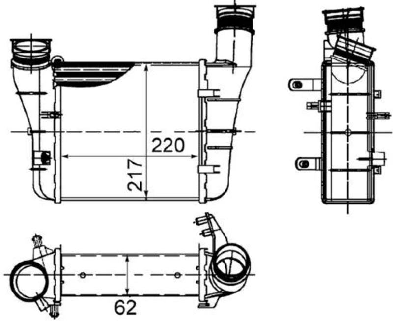 Image of Intercooler MAHLE CI 426 000S