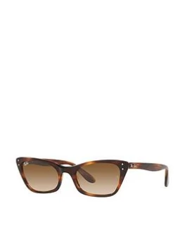 Ray-Ban Lady Burbank Cat Eye Sunglasses - Havana