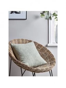 Image of Cox & Cox Soft Wool Cushion - Sage