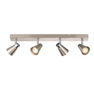 Image of Kai LED 4 Light Spotlight Satin Nickel, Chrome Plate, GU10