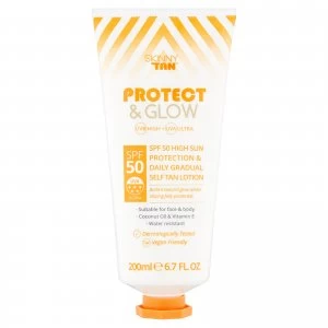 Image of Skinny Tan Protect & Glow Lotion SPF50 200ml