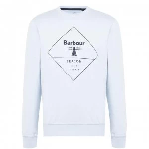 Image of Barbour Beacon Barbour Beacon Outline Sweat - Pale Sky BL57