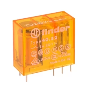 Image of Finder 40.52.8.240.0000 240V Relay (Miniature) DPDT AC 8A