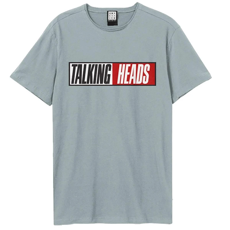Image of Amplified Amplified Men True Stories Talking Heads T-Shirt in Pale Blue Size: X-Small Pale Blue XS Male 5063703001601