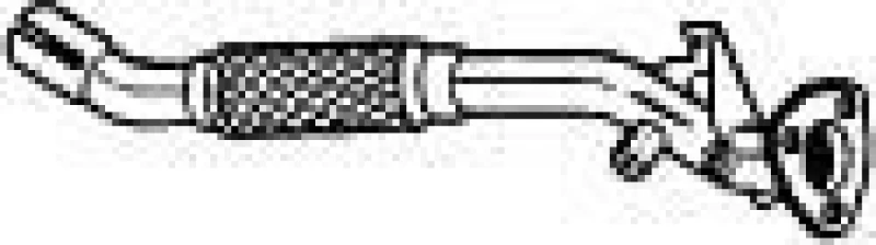 Image of VEGAZ OR-318 Exhaust Pipe Front, Length: 640mm Exhaust Pipe (17)