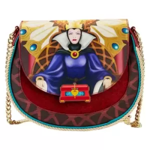 Image of Loungefly Disney Snow White Evil Queen Throne Cross Body Bag