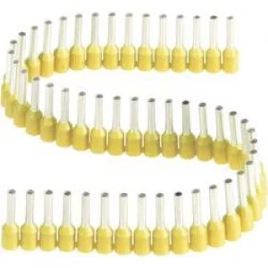 Image of Ferrule 1 x 1 mm2 x 8mm Partially insulated Yellow Vogt Verbind