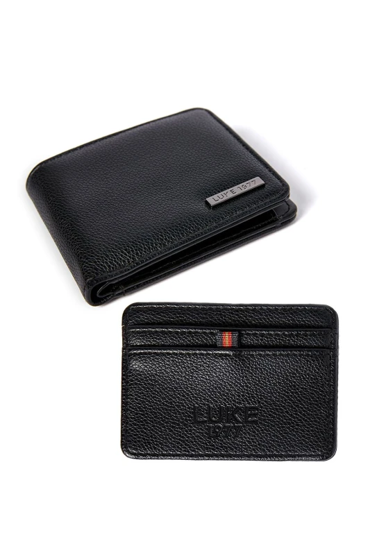 Image of Luke 1977 Dover Wallet And Card Holder Black