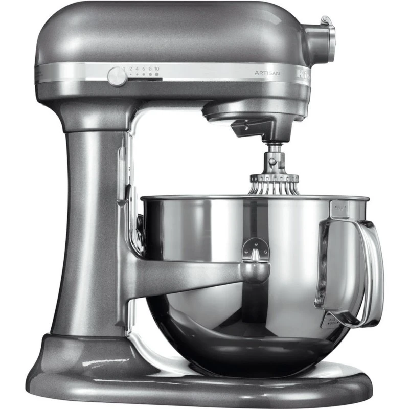 Image of KitchenAid 5KSM7580XBMS 6.9 Litre Artisan Stand Mixer, Medallion Silver