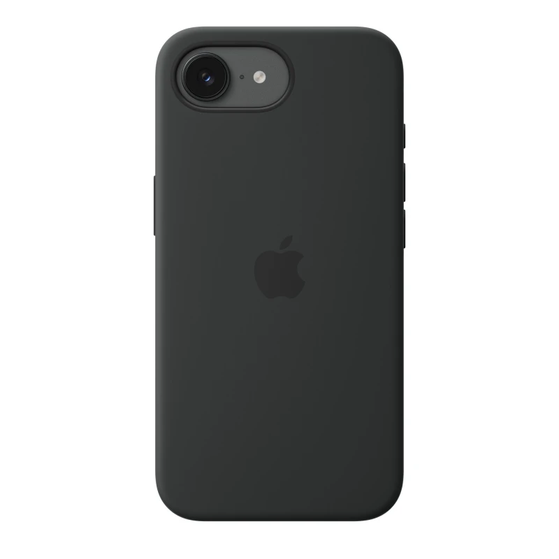 Image of Apple iPhone 17e Silicone Case with MagSafe - Black MHWD4ZM/A