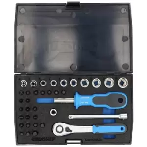 Image of Gedore Bit set 1/4 (6.3 mm) 37 Piece 1822373