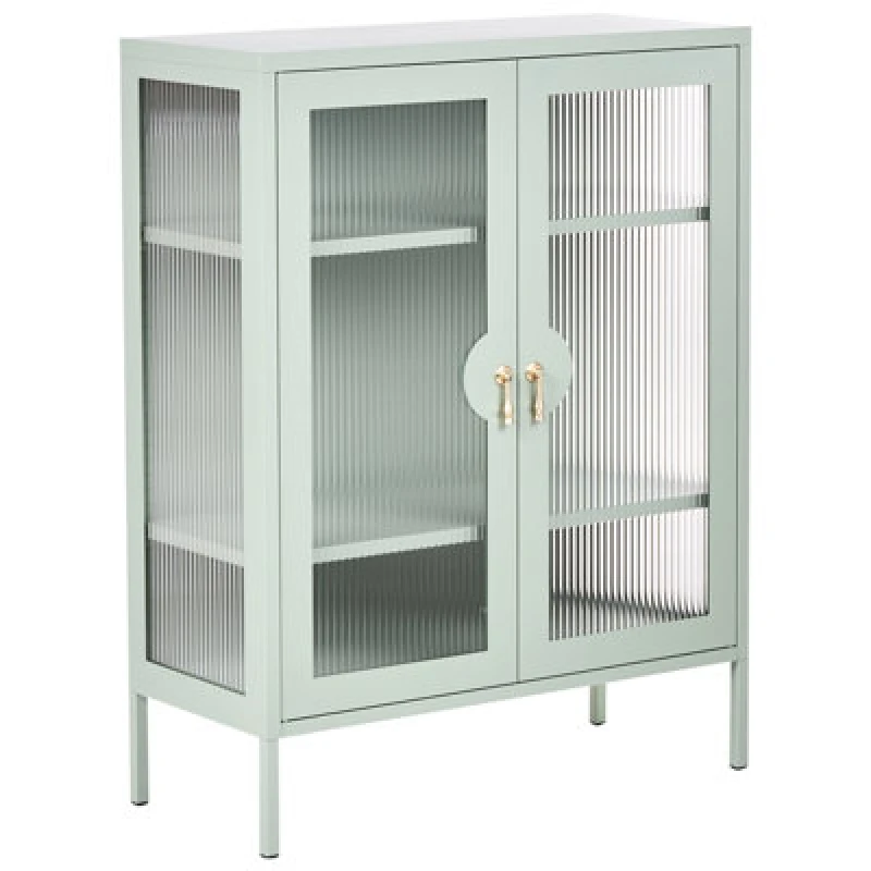 Image of Beliani Storage Unit Gleora Metal Mint Green