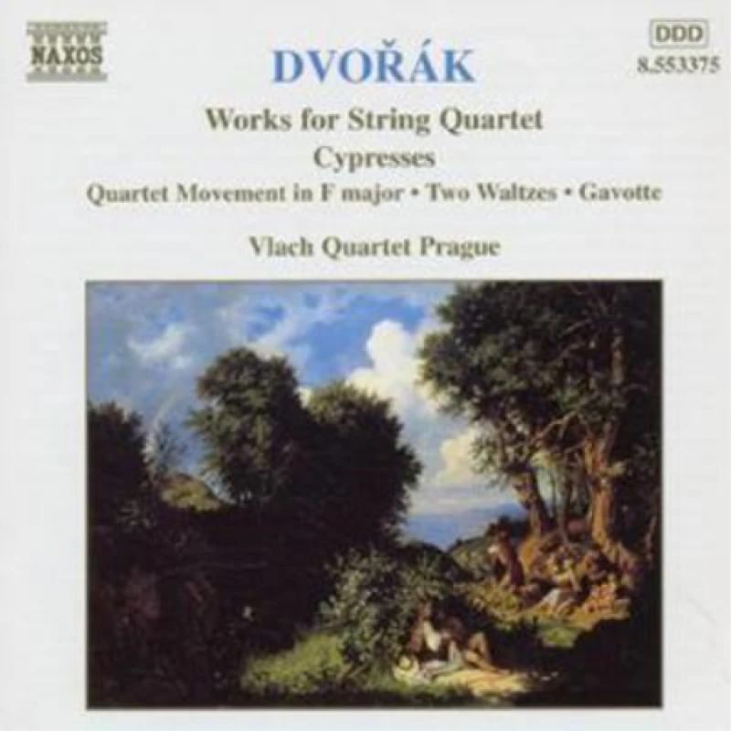 Image of RecordCityJP CD ANTONIN DVOŘAK, VLACH QUARTET PRAGU - Works For String Quartet: Cypresses 8553375 Naxos 1998 Europe Classical Used