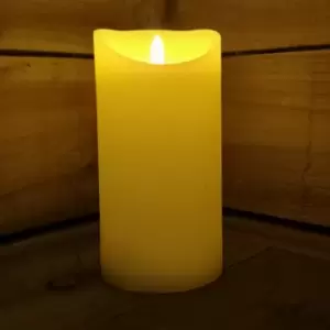 Image of 180mm Premier Christmas Cream Flickerbright Candle with Timer