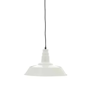 Image of Interiors by PH Brant Metal Pendant Light, white