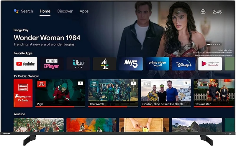 Image of Toshiba 65" 65QA5D63DB Smart 4K Ultra HD QLED TV